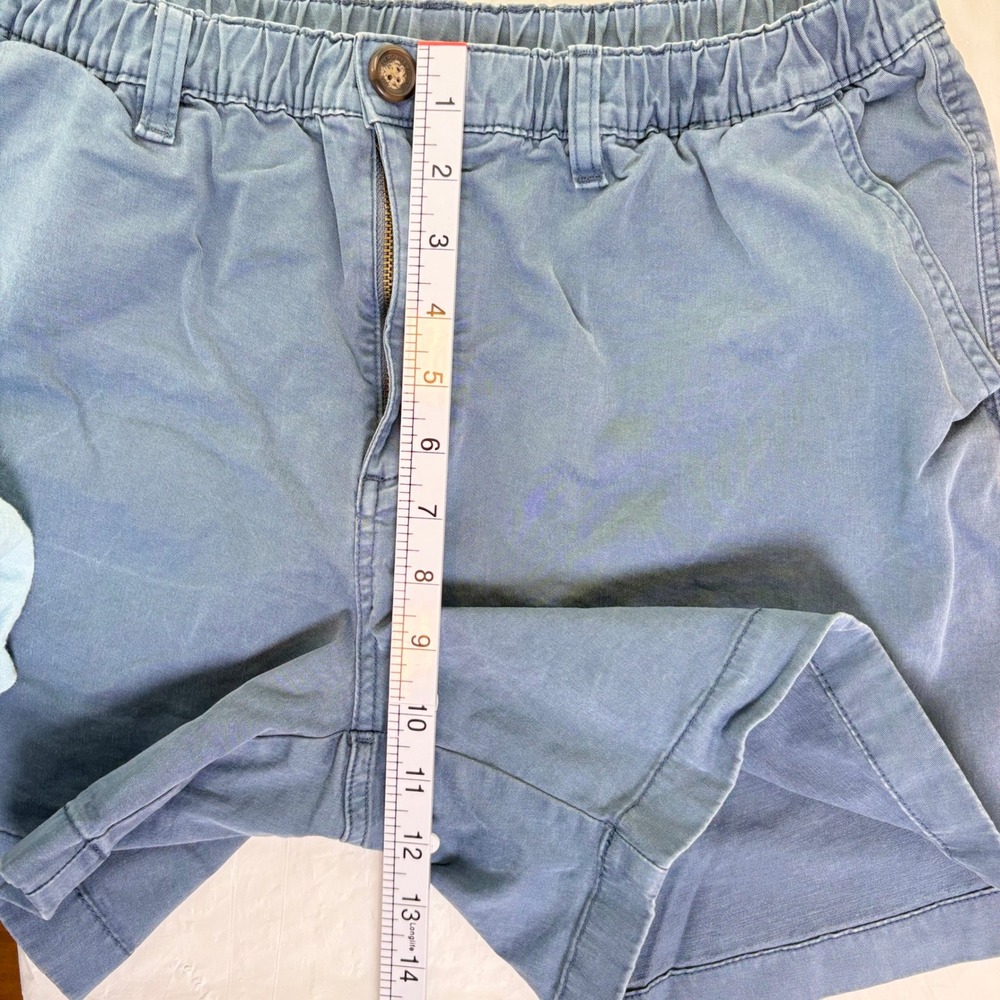 Chubbies Everywear Shorts Mens Large Blue Elastic Waist 5 Inch Inseam Cotton - Picture 8 of 10